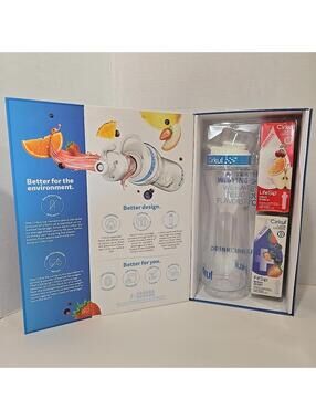 Cirkul Bottle 22 oz Limited Edition Starter Kit with Flavors Berry & Fruit Punch
